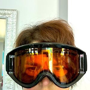 Spy+ yellow lens ski goggles